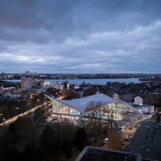 Alsterschwimmhalle Hamburg, gmp Architekten: ©Marcus Bredt