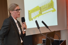 Prof. Bettina Götz, artec Architekten Wien, auf der Konferenz "Wohnstadt Hamburg", Foto: Astrid Ott