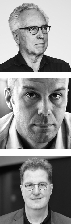 Portrait Dietmar Eberle: Foto Lucas Breuer © diameter.at; Portrait Tim Heide © Heide & von Beckerath; Portrait Franz-Josef Höing © Bina Engel - BSW