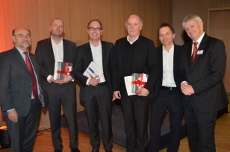 PreistrÃ¤ger  Virginia mit Staatsrat Sachs und AC-PrÃ¤sident Kottmeier