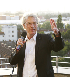 Uli Hellweg auf dem Energiebunker, Foto: IBA, Kai MÃ¼llenhoff